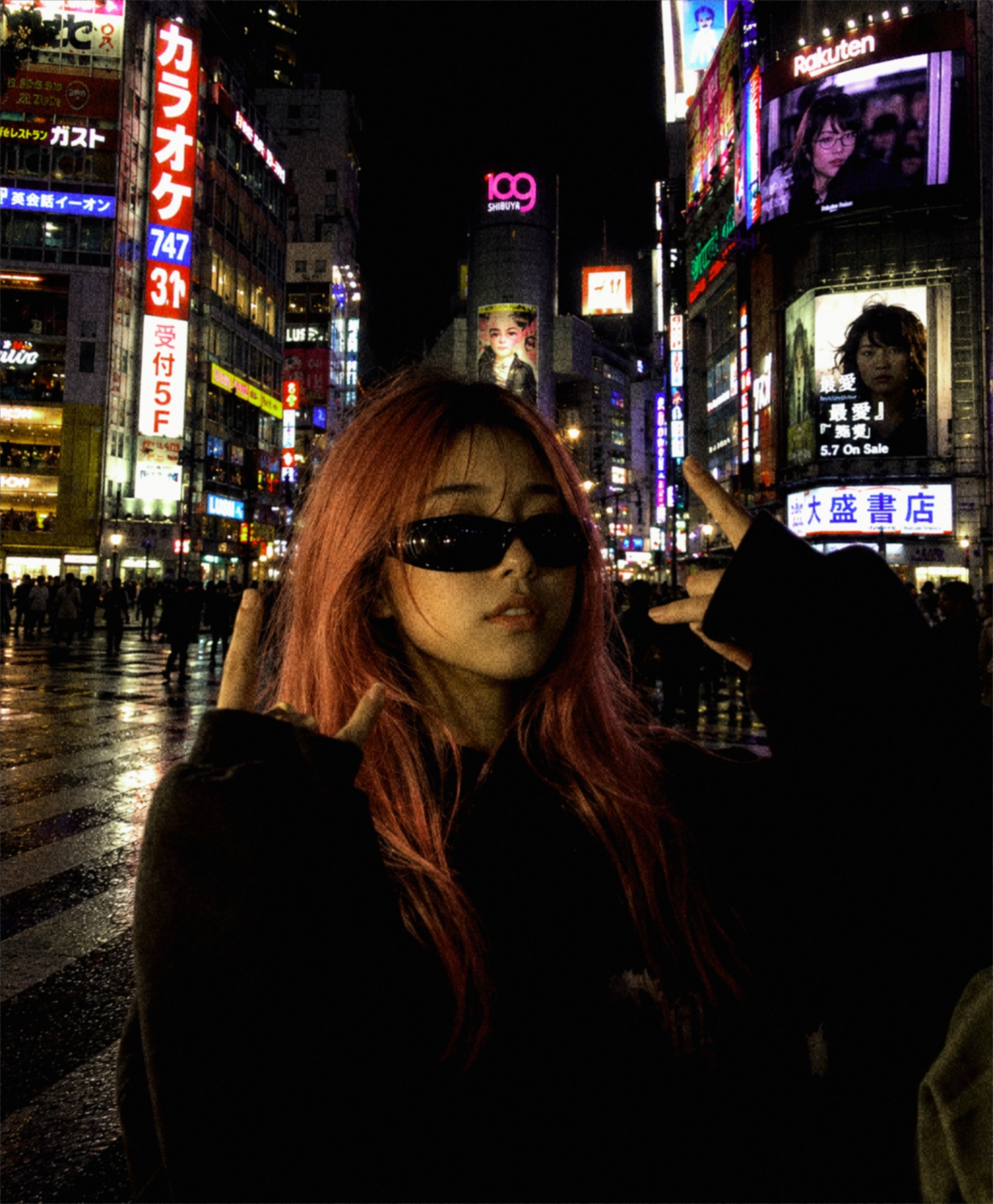 Raining in Shibuya
